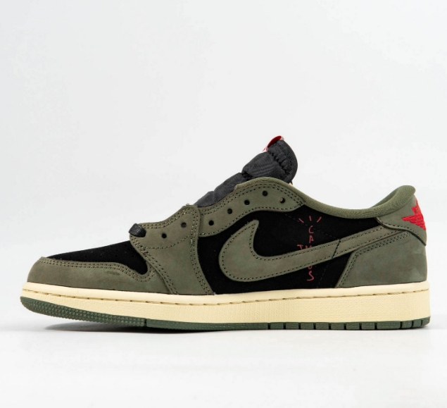 Jordan 1 Retro Low Travis Scott Black Olive