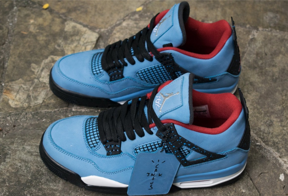 Travis Scott Air Jordan 4 Cactus Jack University Blue