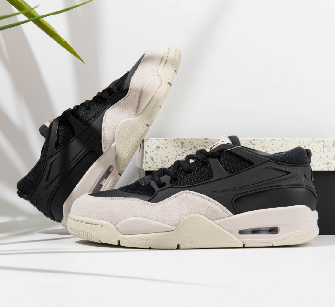 Jordan 4 RM Black Light Bone