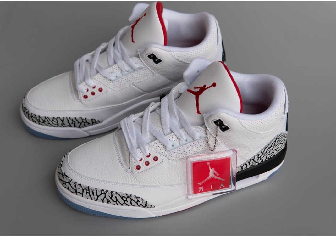 Jordan 3 Retro Free Throw Line White Cement