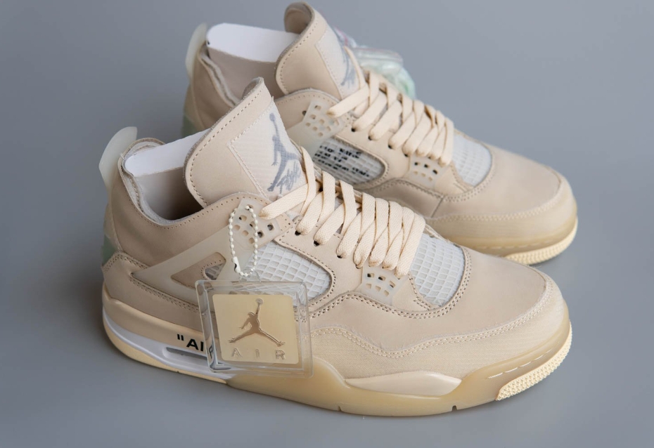 Jordan 4 Retro Off-White Sail