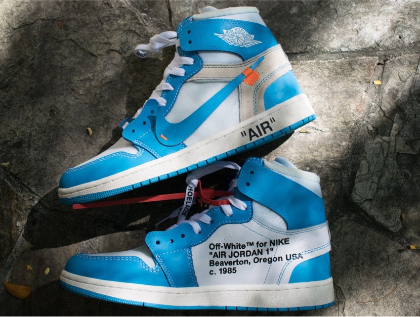 Jordan 1 Retro High Off-White University Powder Blue