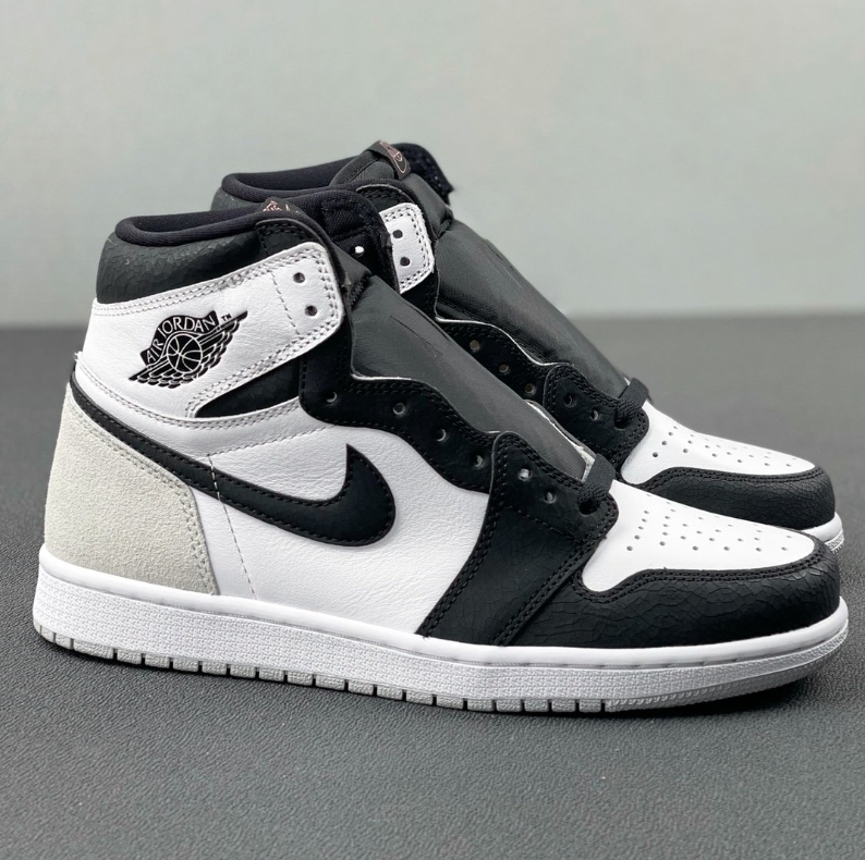 Jordan 1 High Stage Haze White Black Grey
